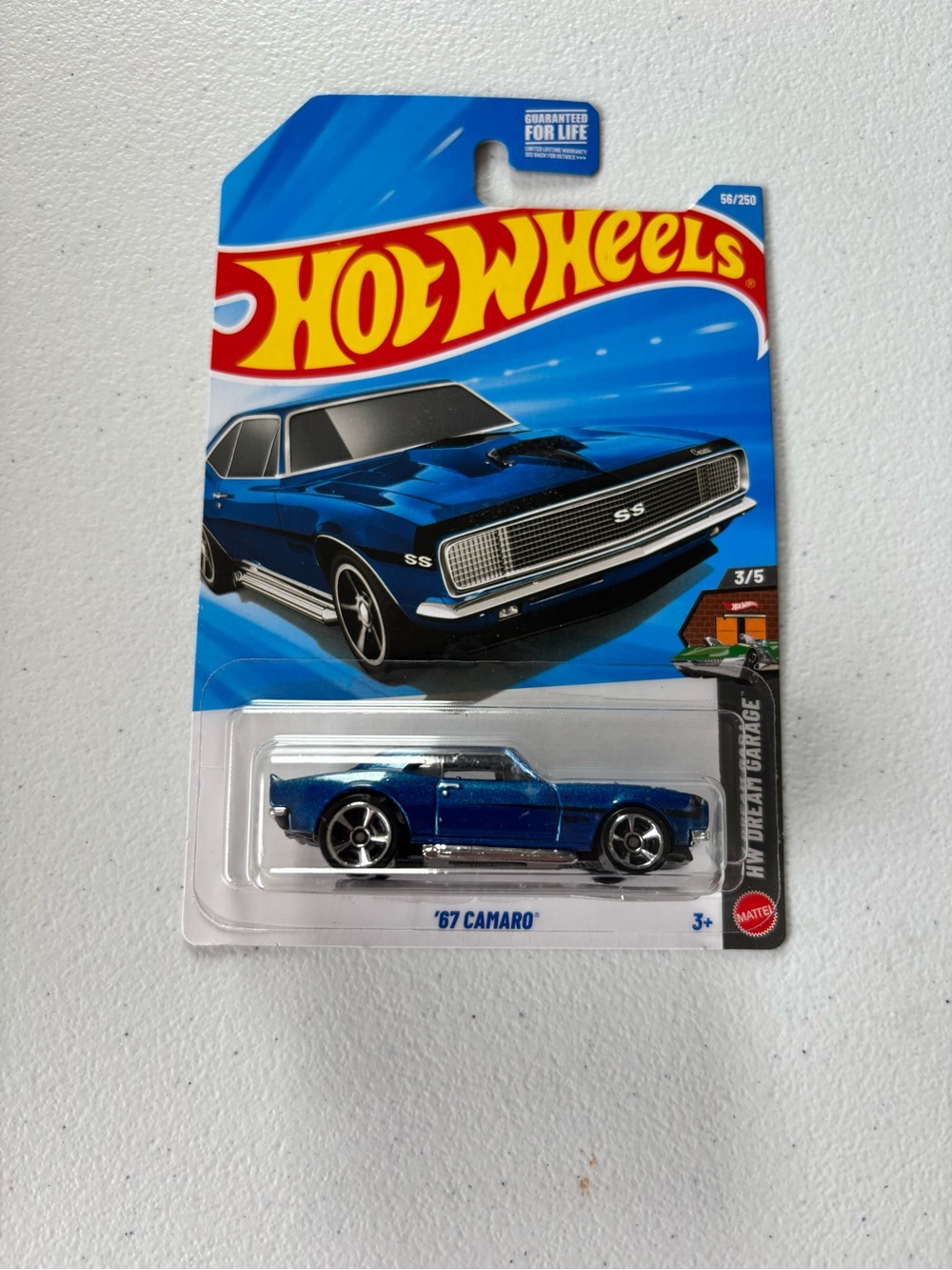 Mattel Hot Wheels '67 Camaro - Metallic Blue
